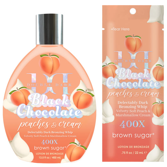 Tan Inc Double Dark Black Chocolate Peaches & Cream