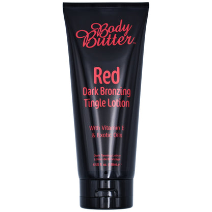 Body Butter Red Dark Bronzing Tingle Lotion