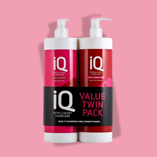 IQ Daily Shampoo & Conditioner Twin Pack 1 Litre