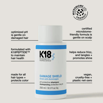 K18 Damage Shield pH Protective Shampoo 250ml