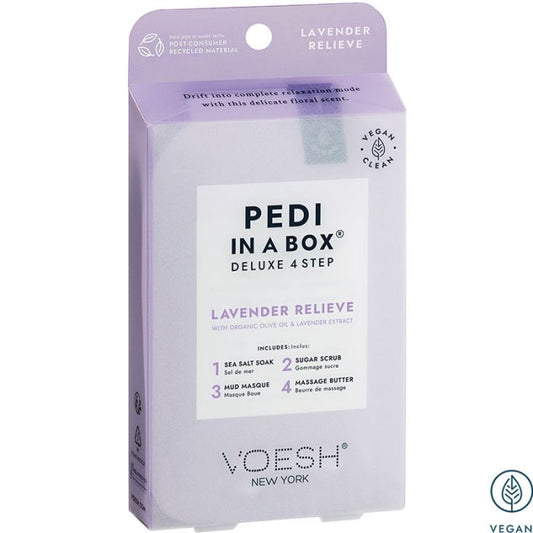 Voesh Pedi in a Box 4 Step, Lavender Relieve