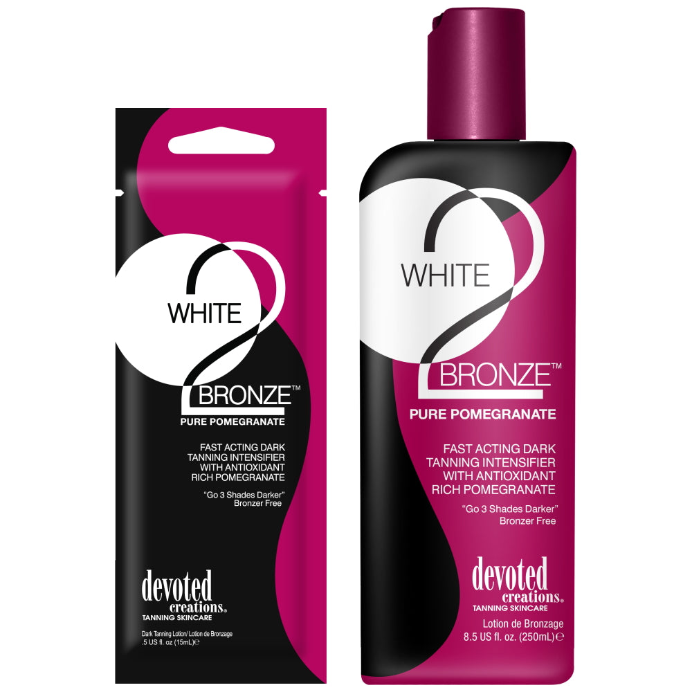 Devoted Creations White 2 Bronze Pure Pomegranate