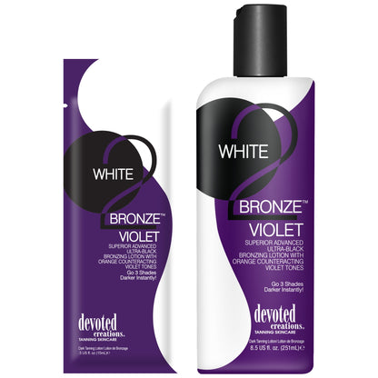 Devoted Creations White 2 Bronze Violet